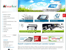 Tablet Screenshot of markor.com.pl